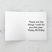 ハッピーバースデーヨセミテ国立公園(C) カード (内部)