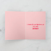 ハッピーバースデーヨークシャーテリアカード カード (内部)