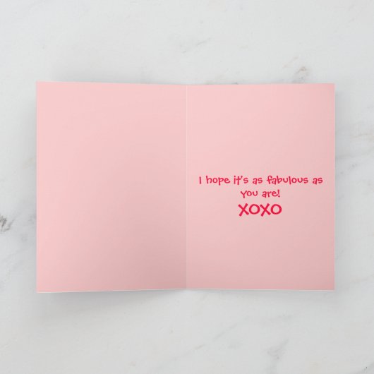 ハッピーバースデーヨークシャーテリアカード カード (内部)