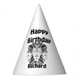 ハッピーバースデーライオンパーティーハット パーティーハット