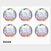 ハッピーバースデーラウンドクラシックシール ラウンドシール (シート)