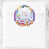 ハッピーバースデーラウンドクラシックシール ラウンドシール (バッグ)