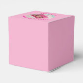 ハッピーバースデーラウンドフォトピンク フェイバーボックス (裏面サイド)