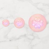 ハッピーバースデーラッキーピンククローバー コンフェッティ (裏面)