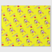 ハッピーバースデーラッピング紙おもしろい ラッピングペーパー (フラット)