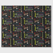 ハッピーバースデーラッピング紙アビゲイル ラッピングペーパー (フラット)