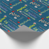 ハッピーバースデーラッピング紙アンジェリーナ ラッピングペーパー (角)