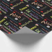 ハッピーバースデーラッピング紙エマ ラッピングペーパー (角)