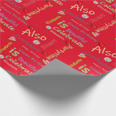 ハッピーバースデーラッピング紙エリザベス ラッピングペーパー (角)