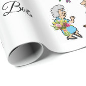 ハッピーバースデーラッピング紙ハッピーアニバーサリー ラッピングペーパー (ロールコーナー)