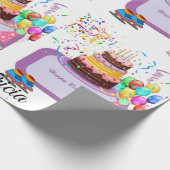 ハッピーバースデーラッピング紙ヒポタマス ラッピングペーパー (角)