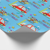 ハッピーバースデーラッピング紙ピエロカースターズ ラッピングペーパー (角)