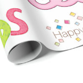 ハッピーバースデーラッピング紙フレンズファミリー ラッピングペーパー (ロールコーナー)