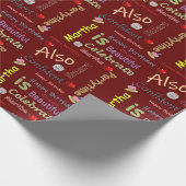 ハッピーバースデーラッピング紙マーサ ラッピングペーパー (角)