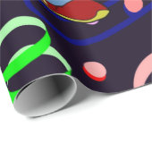 ハッピーバースデーラッピング紙ミュージシャンギター ラッピングペーパー (ロールコーナー)