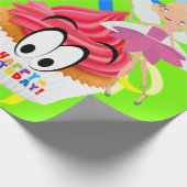 ハッピーバースデーラッピング紙妖精紙吹雪 ラッピングペーパー (角)