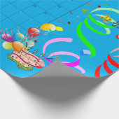 ハッピーバースデーラッピング紙2022年11月 ラッピングペーパー (角)