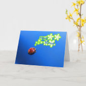 ハッピーバースデーラディバグカード カード (黄色い花)