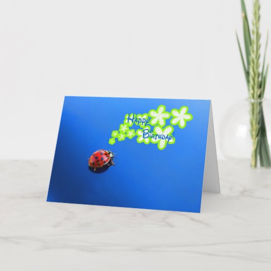 ハッピーバースデーラディバグカード カード (正面)