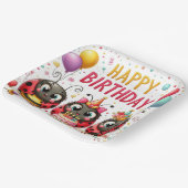 ハッピーバースデーラディバグ ペーパープレート (傾斜あり)