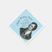 ハッピーバースデーラビーロバートバーンズ スタンダードカクテルナプキン (角)