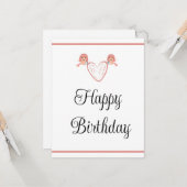 ハッピーバースデーラブカード カード (正面/裏面インサイチュ)