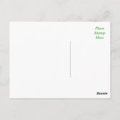 ハッピーバースデーラブラドールリトリエバードグポストカード ポストカード (裏面)