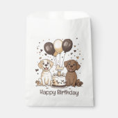 ハッピーバースデーラブラドールレトリエバードッグ フェイバーバッグ (正面)