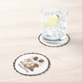 ハッピーバースデーラブラドールレトリエバードッグ ペーパーコースター (インサイチュ)