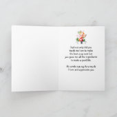 ハッピーバースデーラブ&感謝パパファーザーカード カード (内部)