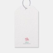 ハッピーバースデーラベル ギフトタグ (裏面)