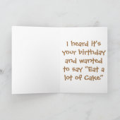 ハッピーバースデーラマ カード (内部)