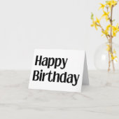 ハッピーバースデーラージプリントグリーティングカード カード (黄色い花)