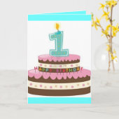 ハッピーバースデーリサイクルグリーティングカード カード (黄色い花)