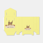 ハッピーバースデーリス保持カスタム標識 フェイバーボックス (折り畳みなし)