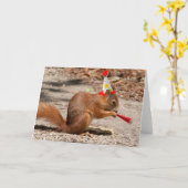 ハッピーバースデーリス カード (黄色い花)