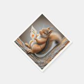 ハッピーバースデーリス スタンダードカクテルナプキン (角)