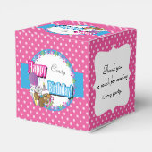ハッピーバースデーリス – ピンク フェイバーボックス (裏面サイド)