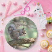 ハッピーバースデーリス ペーパープレート (パーティー)