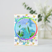 ハッピーバースデーリチャード漫画ドラゴンズポストカード ポストカード (スタンド正面)