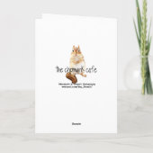 ハッピーバースデーリトルチムンク カード (裏面)