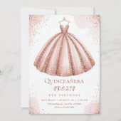 ハッピーバースデーリトルプリンセス城 招待状 (正面)