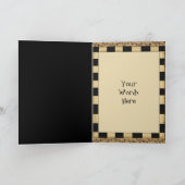 ハッピーバースデーリトルモンキーグリーティングカード カード (内部)