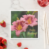 ハッピーバースデーリリー スタンダードランチョンナプキン (インサイチュ)