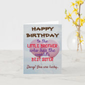 ハッピーバースデーリルブロ カード (黄色い花)