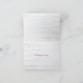 ハッピーバースデーリンゴは木に咲く サンキューカード (内部)