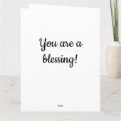 ハッピーバースデーリンダ カード (裏面)