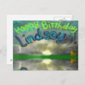 ハッピーバースデーリンドセイライオネスポストカード ポストカード (正面/裏面)