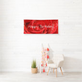 ハッピーバースデールビーレッドローズ 横断幕 (インサイチュ)