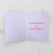 ハッピーバースデーレインボーエイジカード カード (内部)